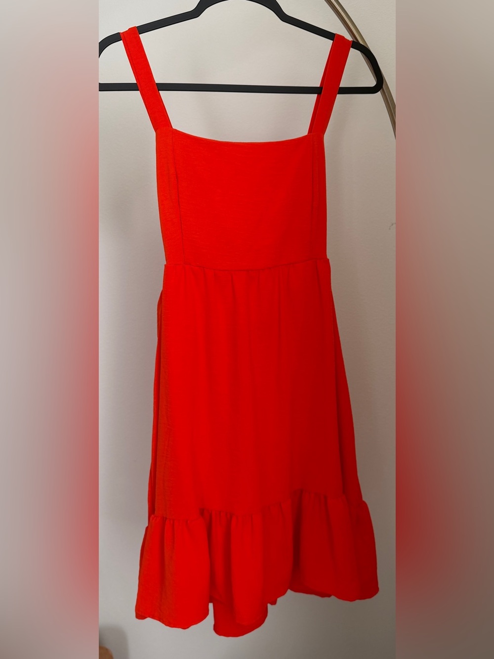 Bright coral Sleeveless Sundress
